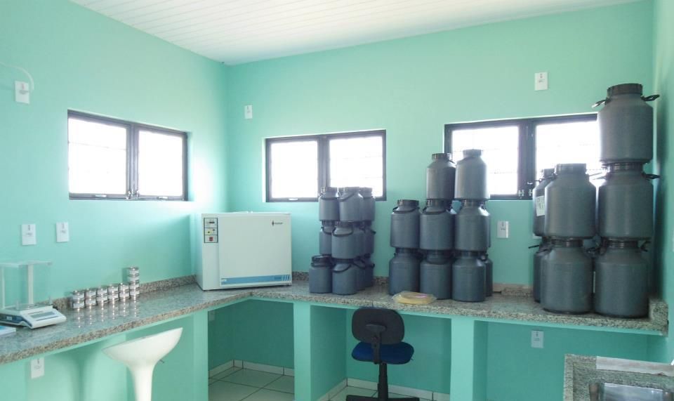 Laboratório de sedimentologia da HXR