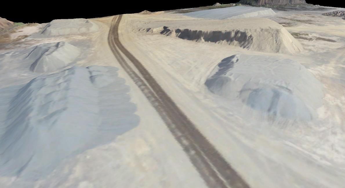 Modelo 3D de pilhas de estoque para cálculo de volume